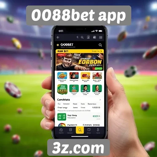 Novidades na interface do 0088bet app